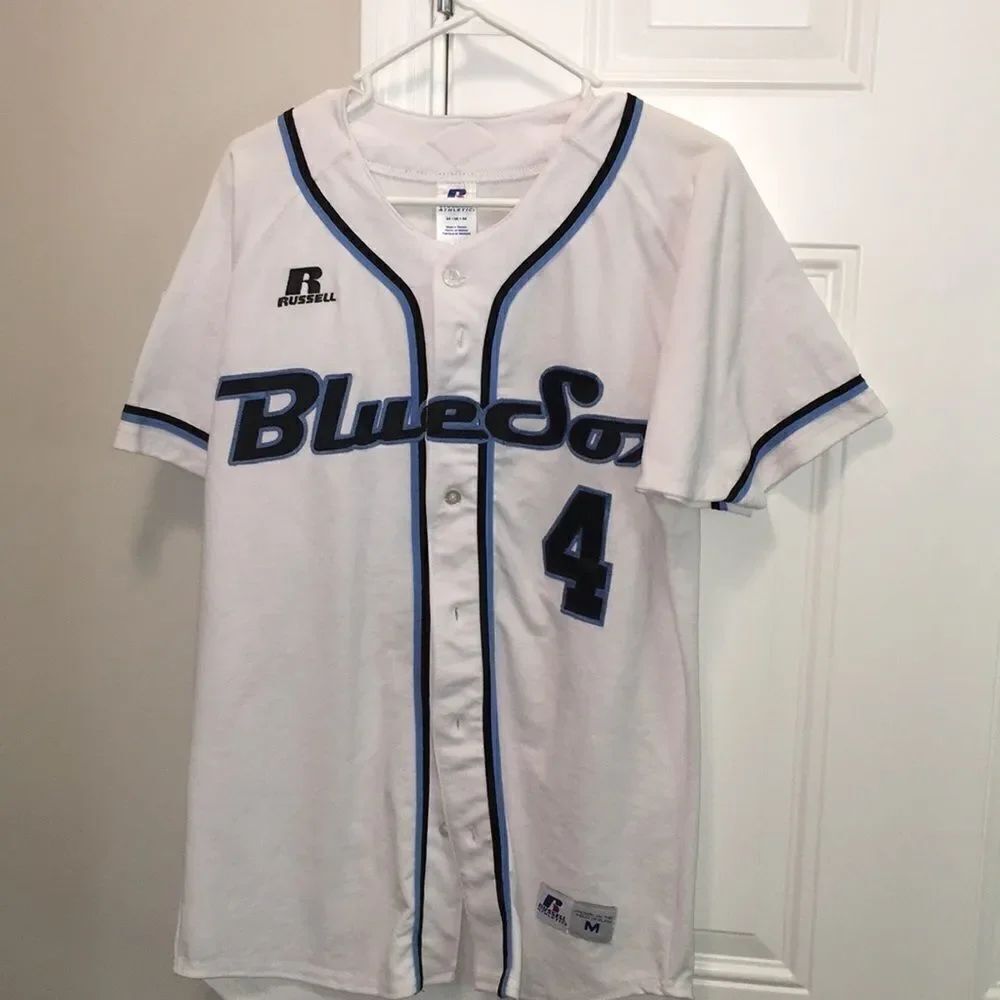 Authentic Game worn sewn Australian Australia Sydney Blue Sox Baseball Jersey M